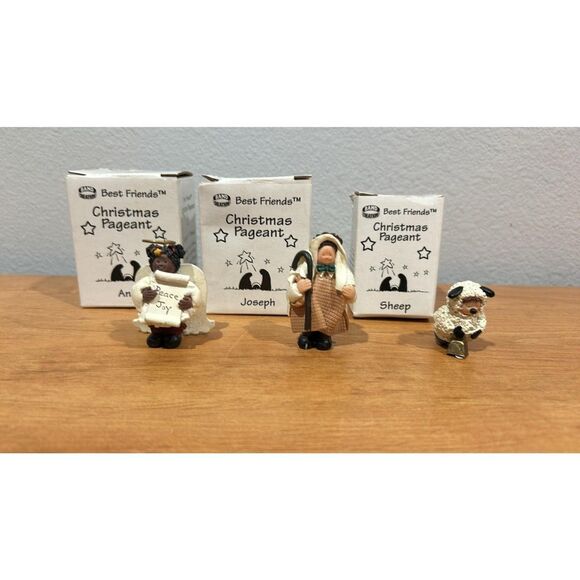 10 Piece Best Friends Christmas Pageant Nativity Set - Picture 2 of 10